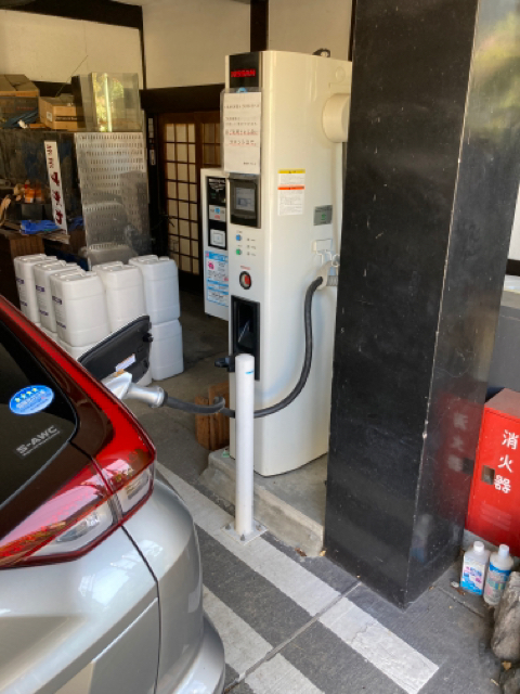 宮城県 大崎市 電気自動車の普通 急速充電器スタンド Evsmart